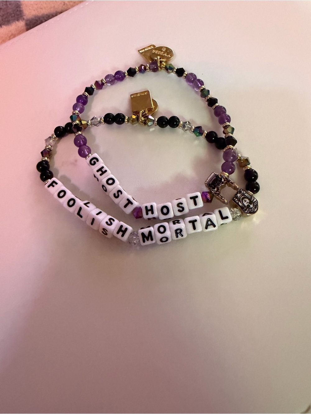 Disney Parks x LWP Beaded bracelets with letter beads